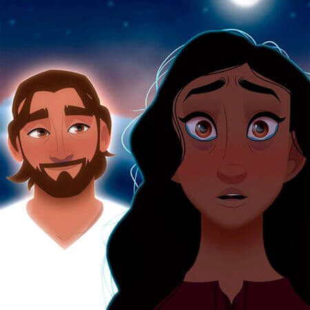 Jesus and Mary Magdalene Creative eCard